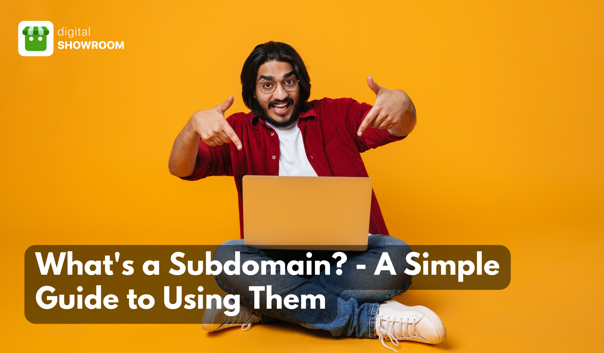 Person explaining what a sub domain is and how to use sub domains.