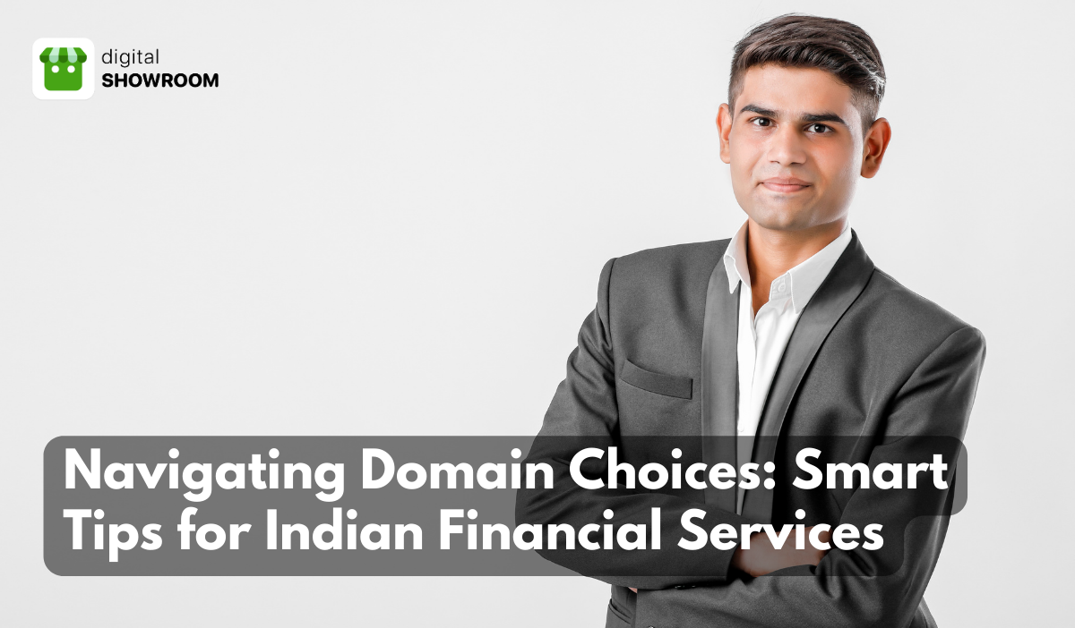 Indian Financial Expert Giving Advice on Best Domain Name Choices for Indian Financial Services.