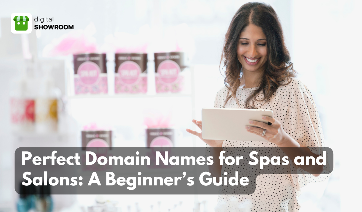 happy indian woman sharing the guide on how to get the perfect domain name for your spa and salons business.