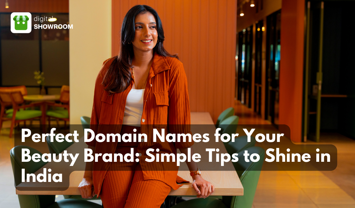 Indian woman explains how to purchase the perfect domain name for your beauty brand in India.