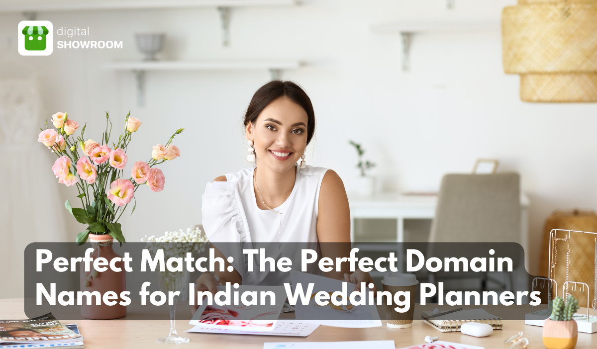 Smiling Indian Wedding Planner sharing the steps on purchasing the perfect domain name for the wedding planner business.