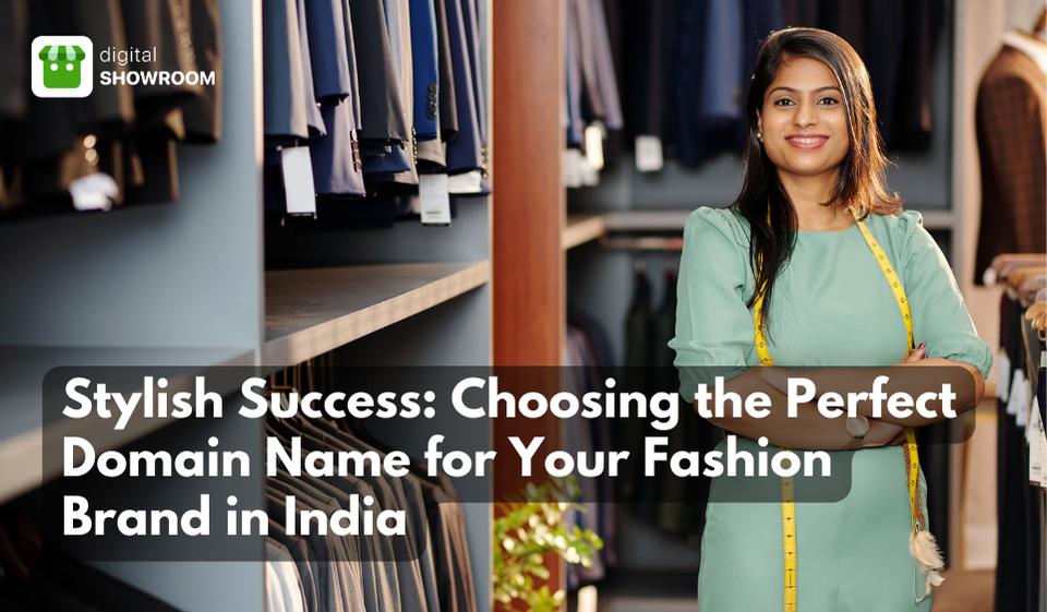 Indian woman fashion brand owner sharing information on best practices when purchasing a domain name for a fashion website.