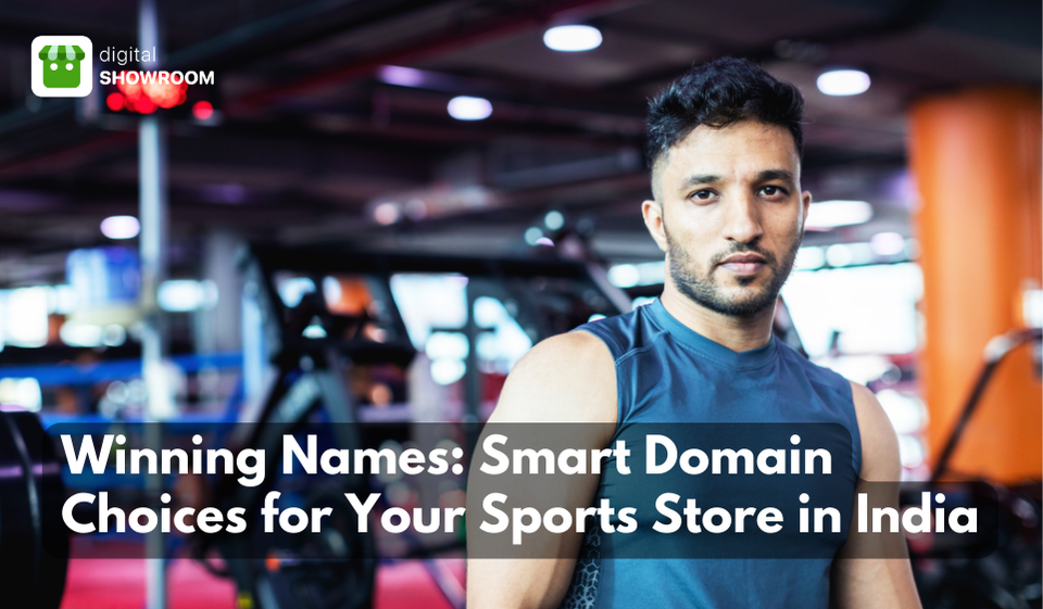 Indian man sharing insights on how to choose the perfect domain name for a Sports Store website in India